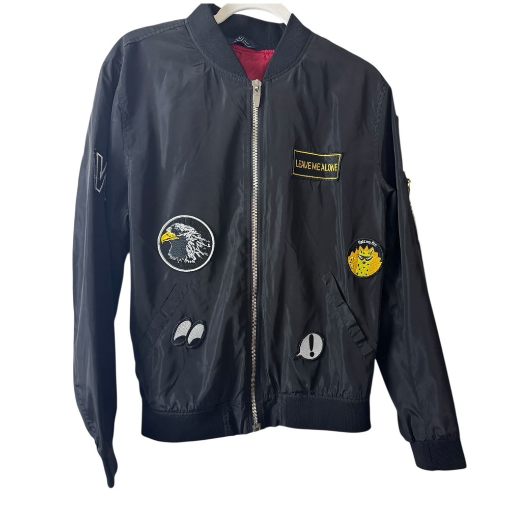 ZARA MAN Bomber Jacket with Patches – Black & Red Lining – Size L
AA39 - Picture 2 of 8